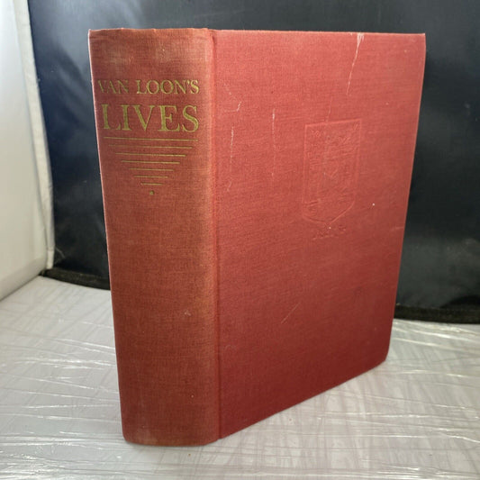 1942 VAN LOON'S LIVES By Henry Willem Van Loon Vintage Literature Stories