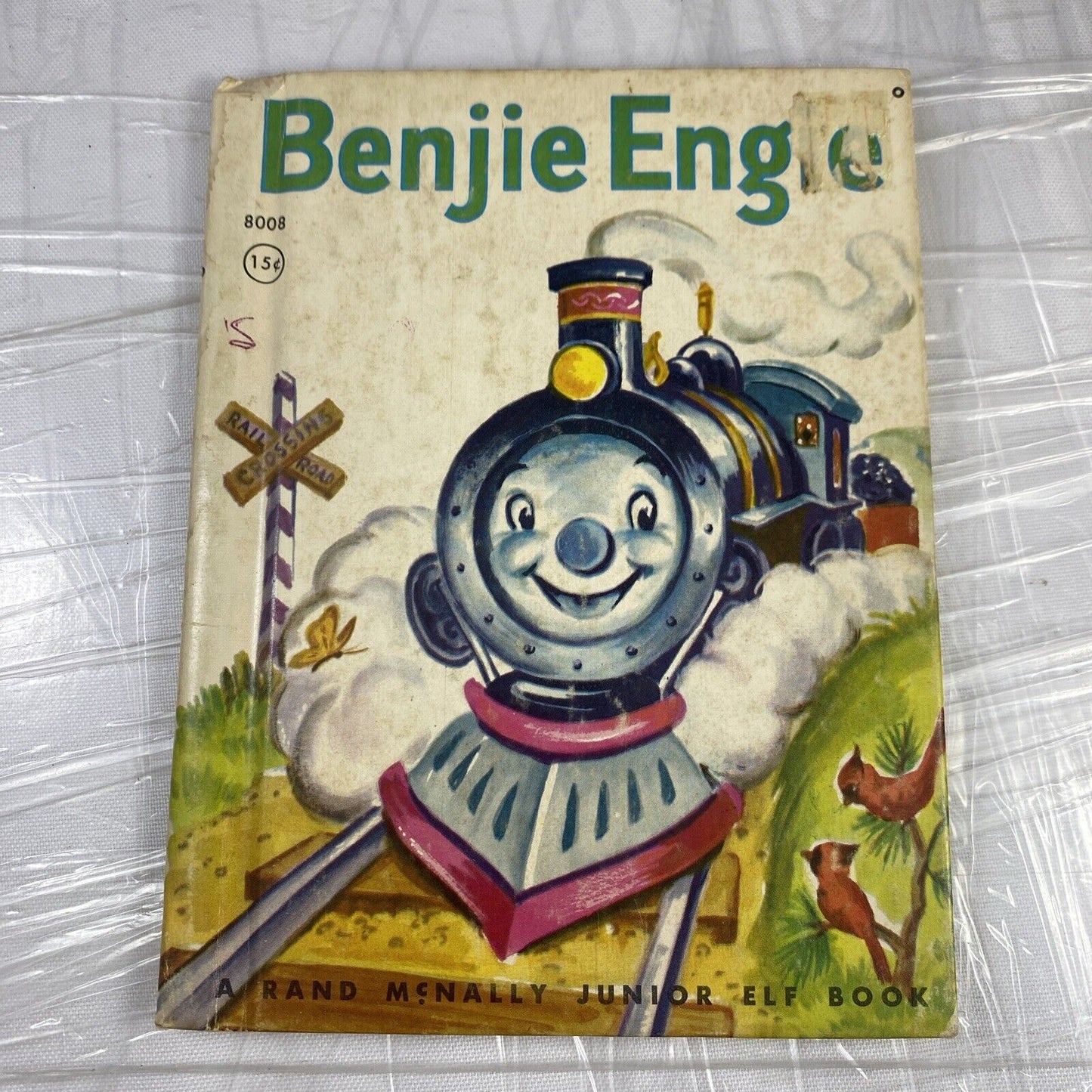 Vintage Rand McNally Junior Elf book Benjie Engie/Louise Lawrence Devine 1950