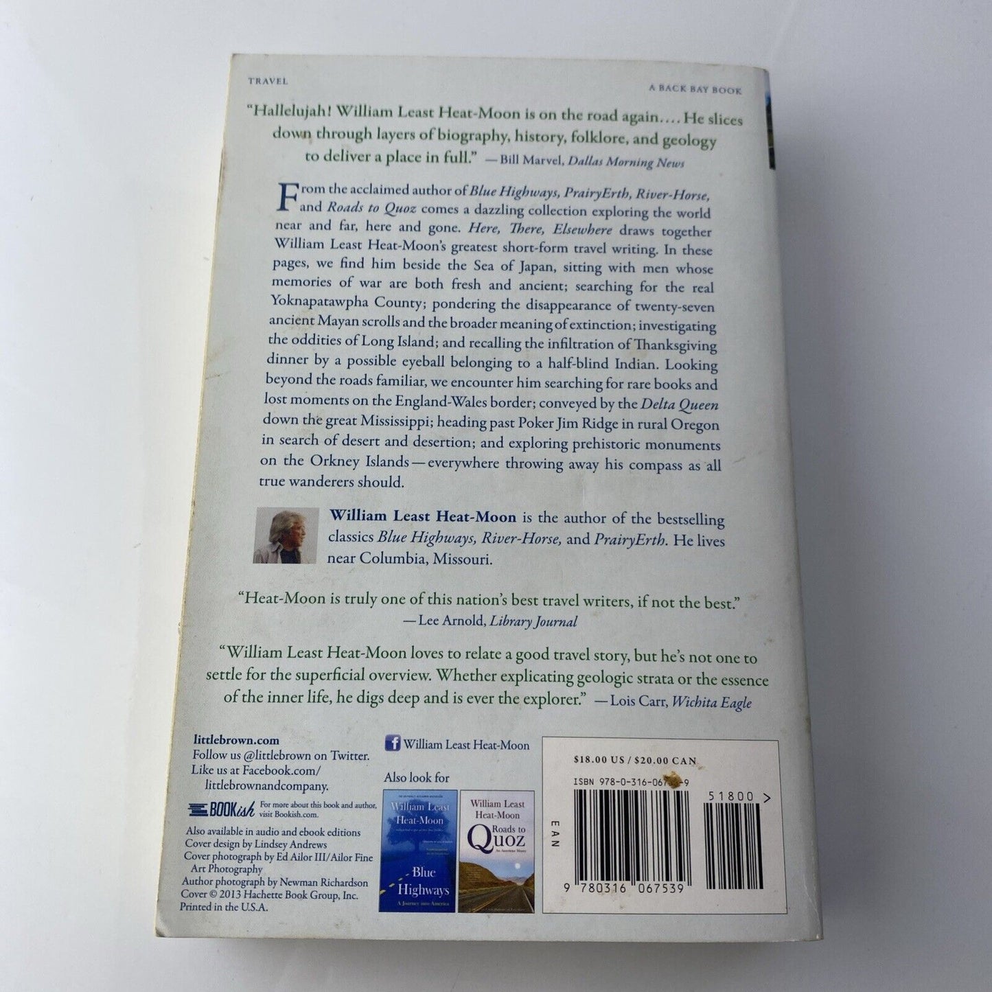 Here, There, Elsewhere : Stories from the Road William Least Heat Paperback