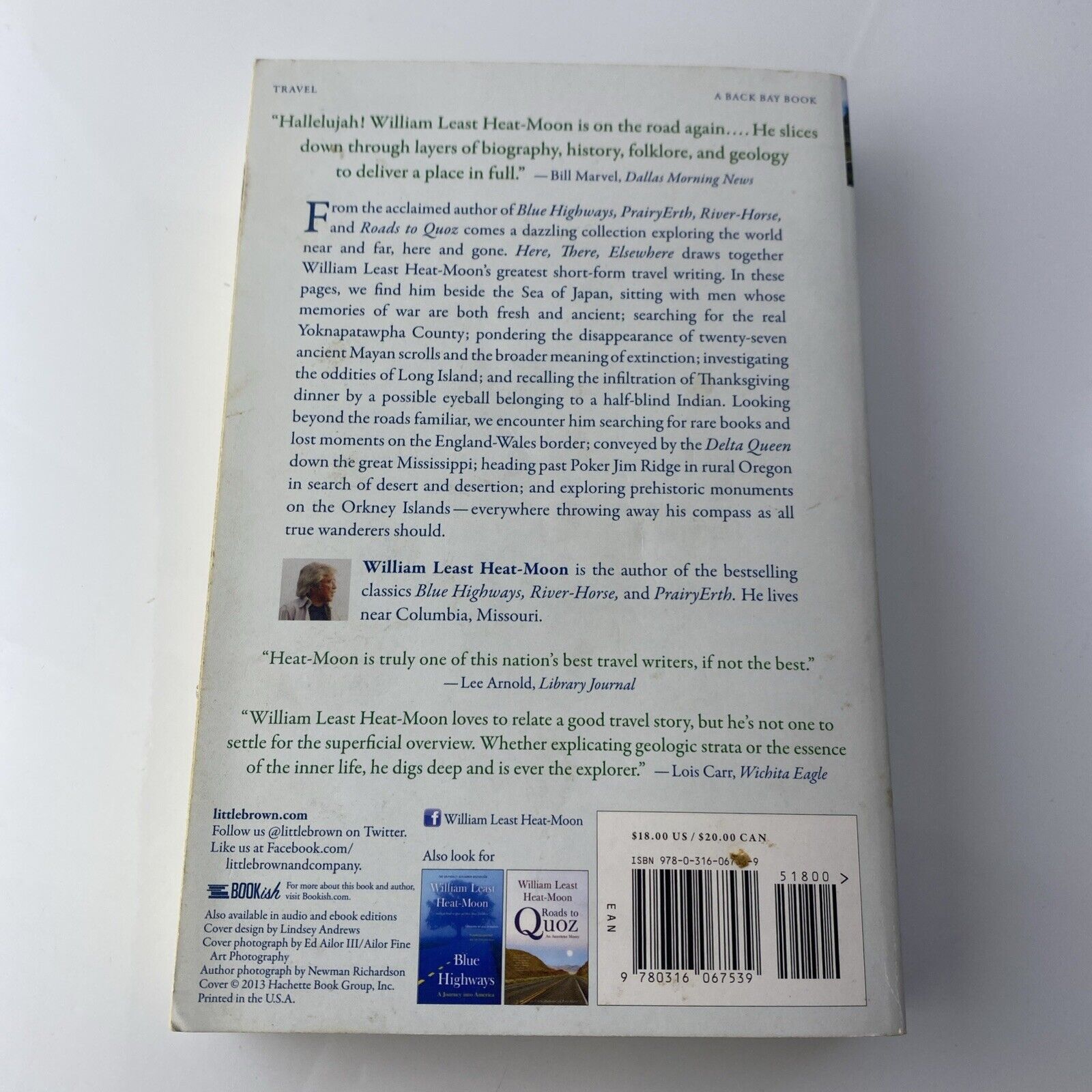 Here, There, Elsewhere : Stories from the Road William Least Heat Paperback
