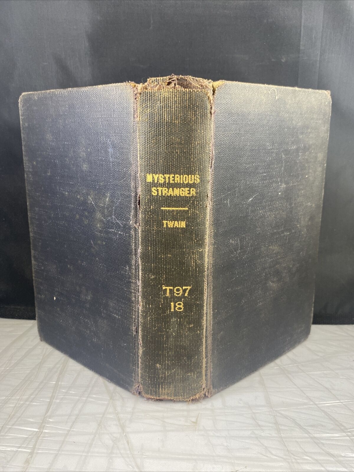 Antique The Mysterious Stranger Mark Twain Vol VIII 1922 Rare Unique Ex Library