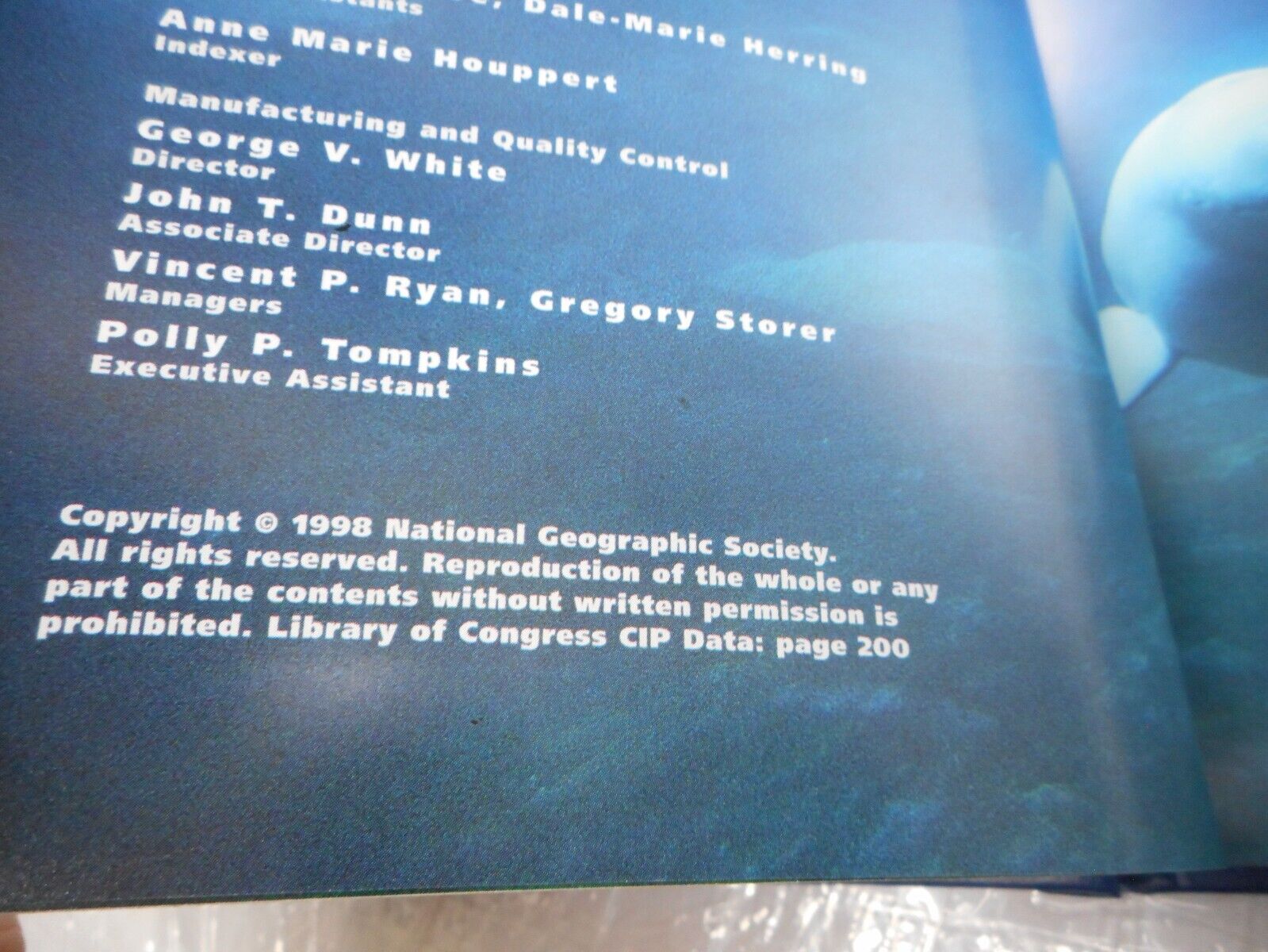 (With Bookplate) National Geographic Wild Animals of North America Hardback 1998