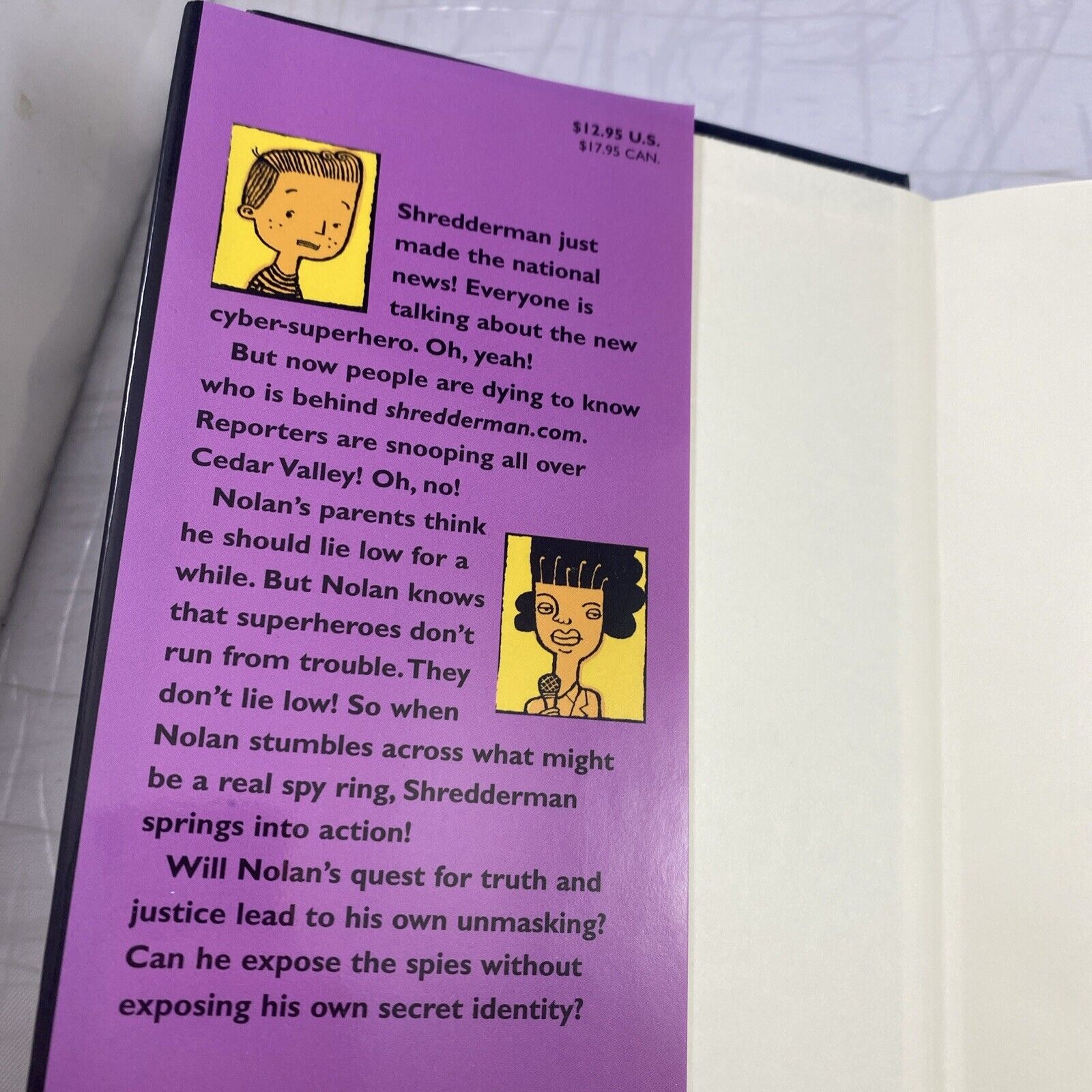 SHREDDERMAN Book 4 Enemy Spy by Wendelin Van Draanen HC 2005 1st Printing! Rare