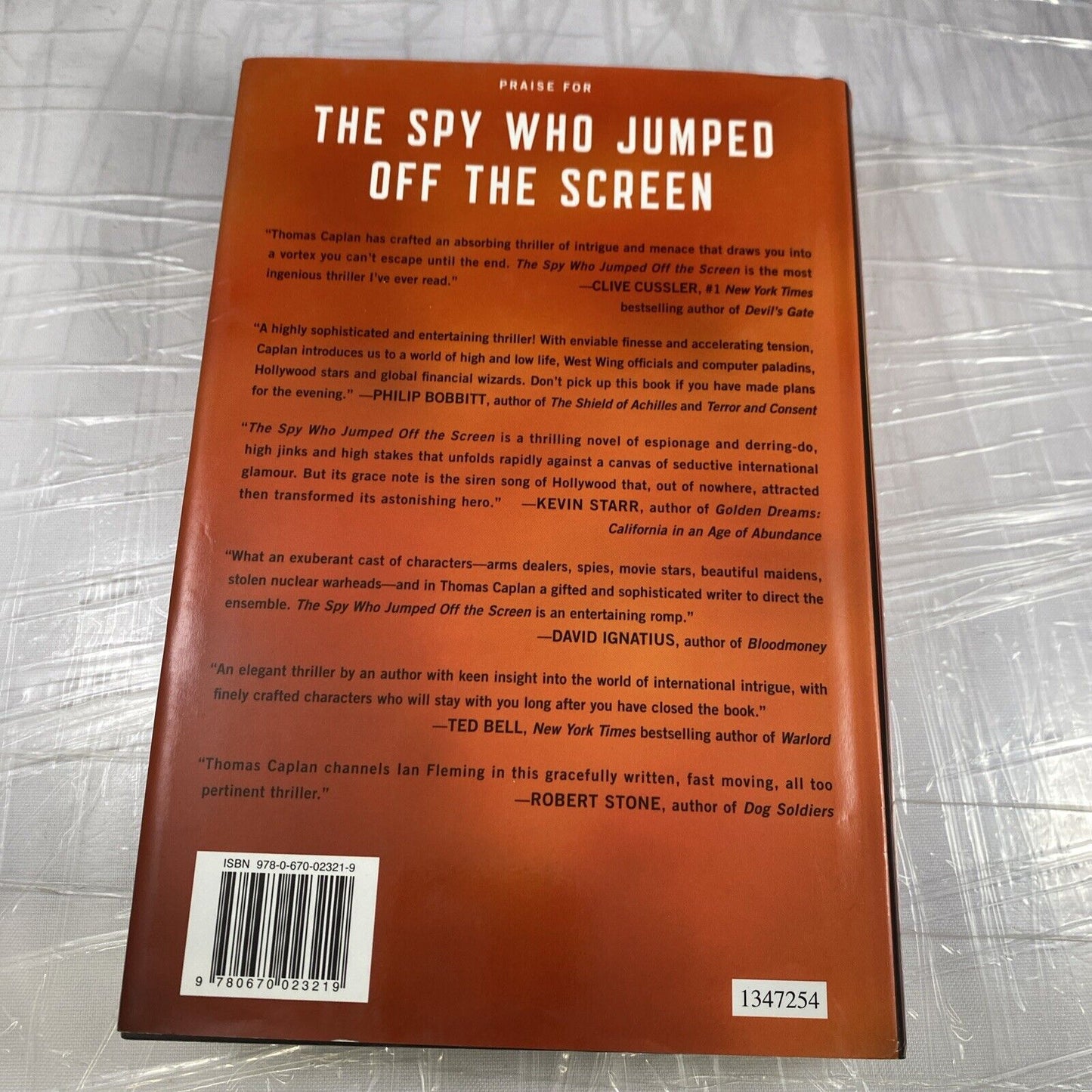 The Spy Who Jumped off the Screen : Thomas Caplan (2012, Hardcover, Dust Jacket)