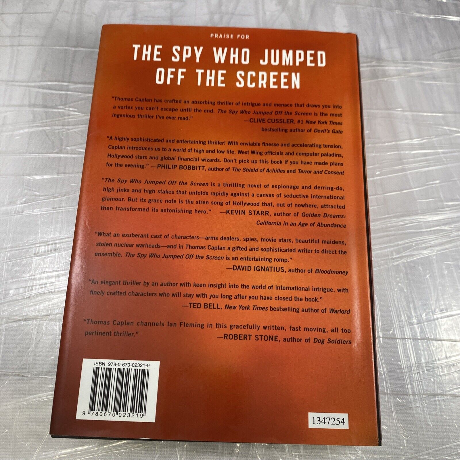 The Spy Who Jumped off the Screen : Thomas Caplan (2012, Hardcover, Dust Jacket)