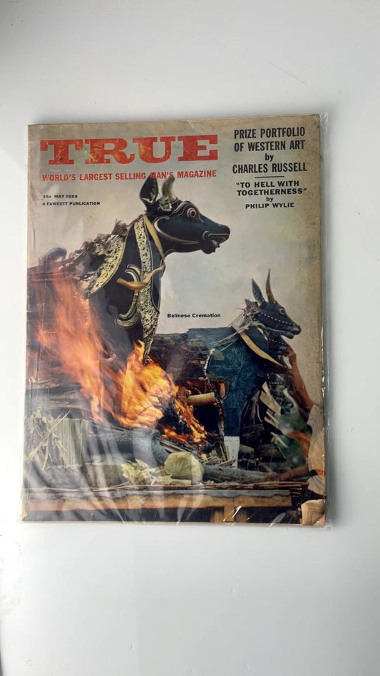True Magazine May 1958 Charles Russell Western Art Illustrated