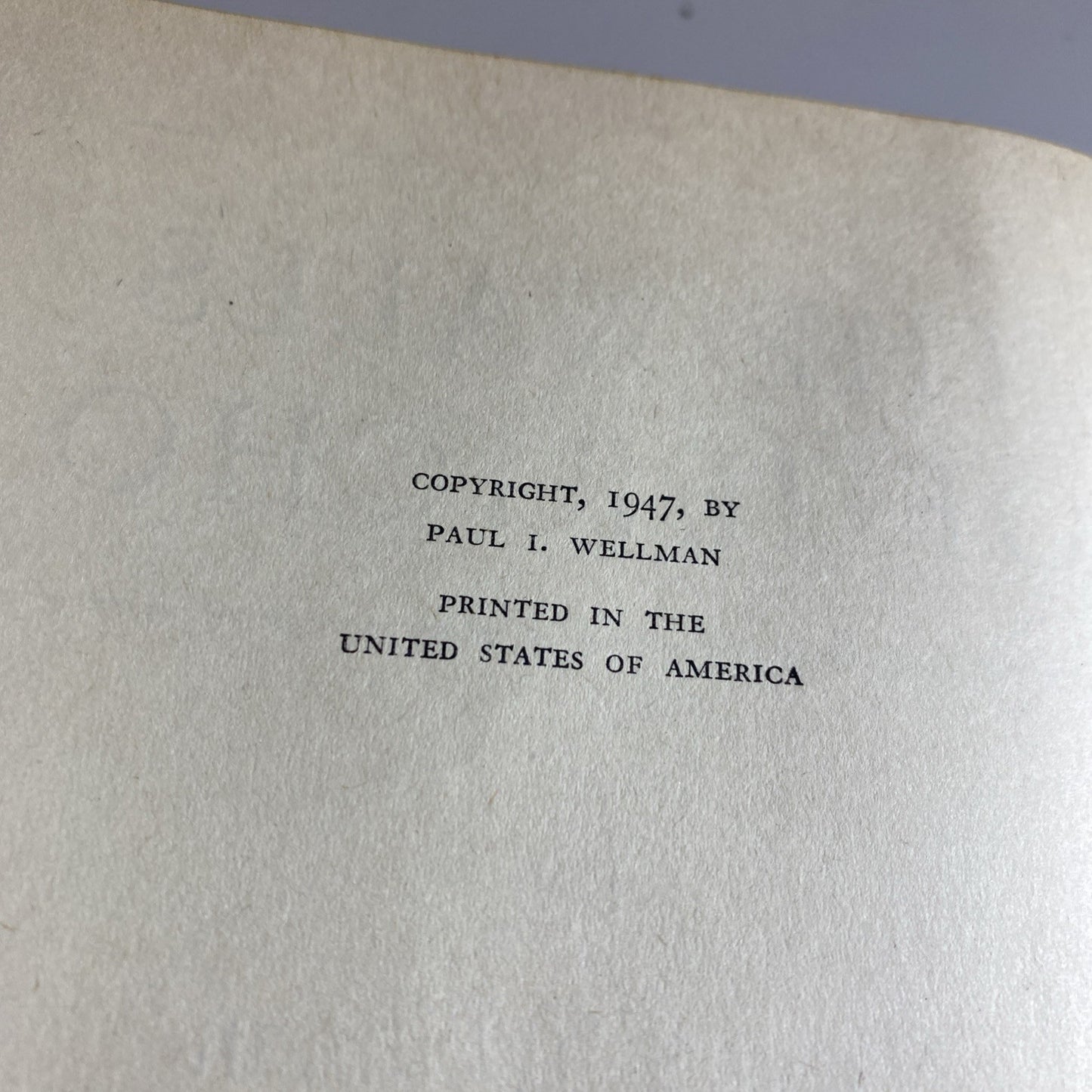 The Walls of Jericho Paul I Wellman 1940s Vintage Historical Fiction.