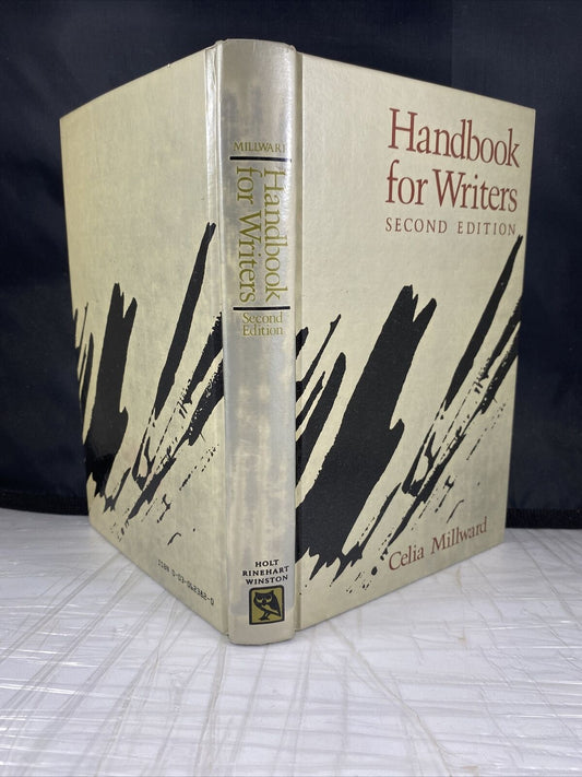 C. M. Millward HANDBOOK FOR WRITERS  2nd Edition Vintage 80s Writing Textbook