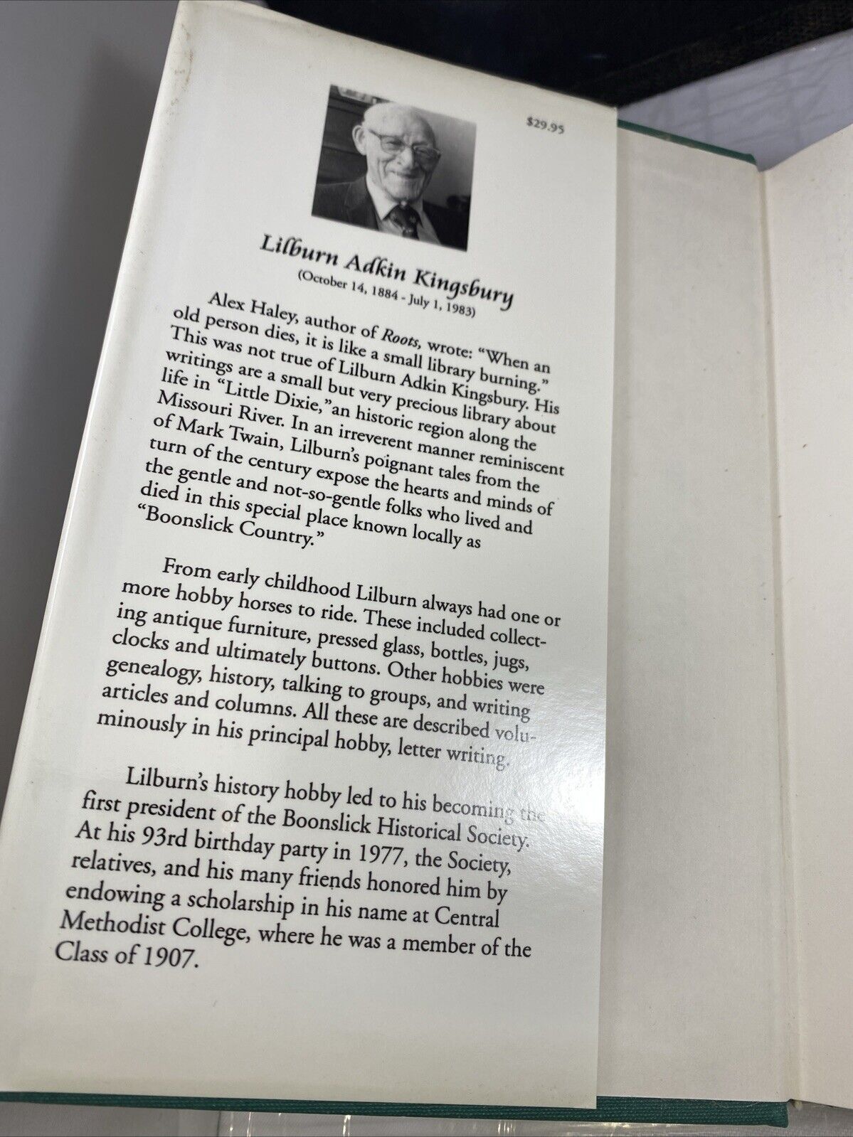 Hobby Horse Rider : From the Writings of Lilburn Adkin Kingsbury Memoir Biograph