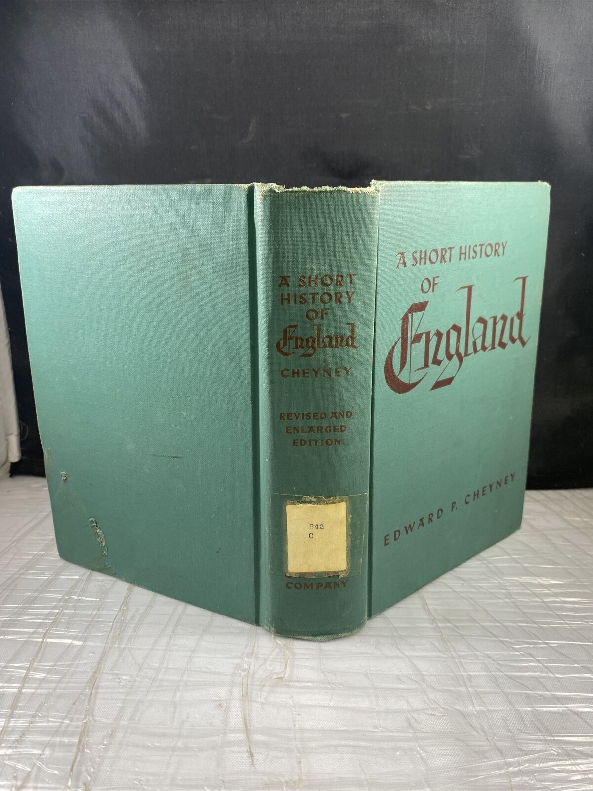 A Short History of England by Edward P. Cheyney - Vintage 1945 Hardcover Ex Lib