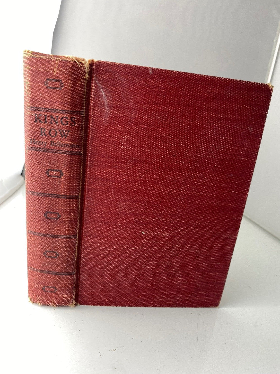 Kings Row Henry Bellamann 1942 First Edition Simon Schuster Classic