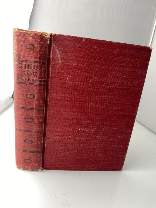 Kings Row Henry Bellamann 1942 First Edition Simon Schuster Classic