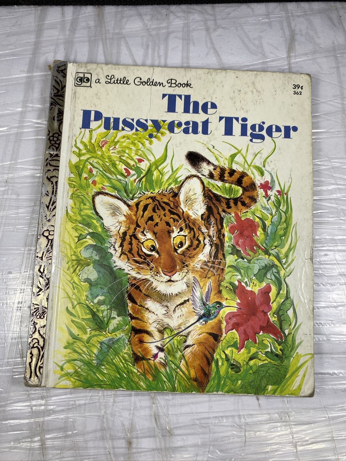 Little Golden Books The Pussycat Tiger Rare Vintage Illustrated Kids 2nd Print