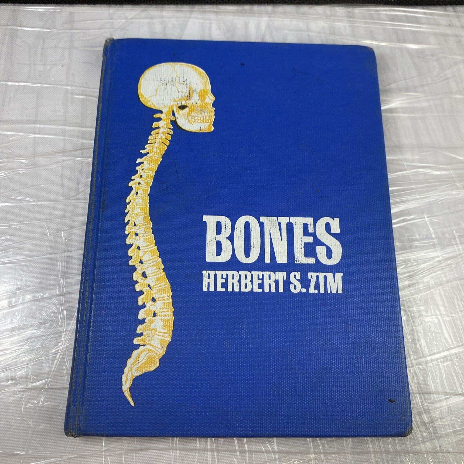 Bones by Herbert S Zim RARE Vintage 60s Children’s Science Anatomy Book Rebound!