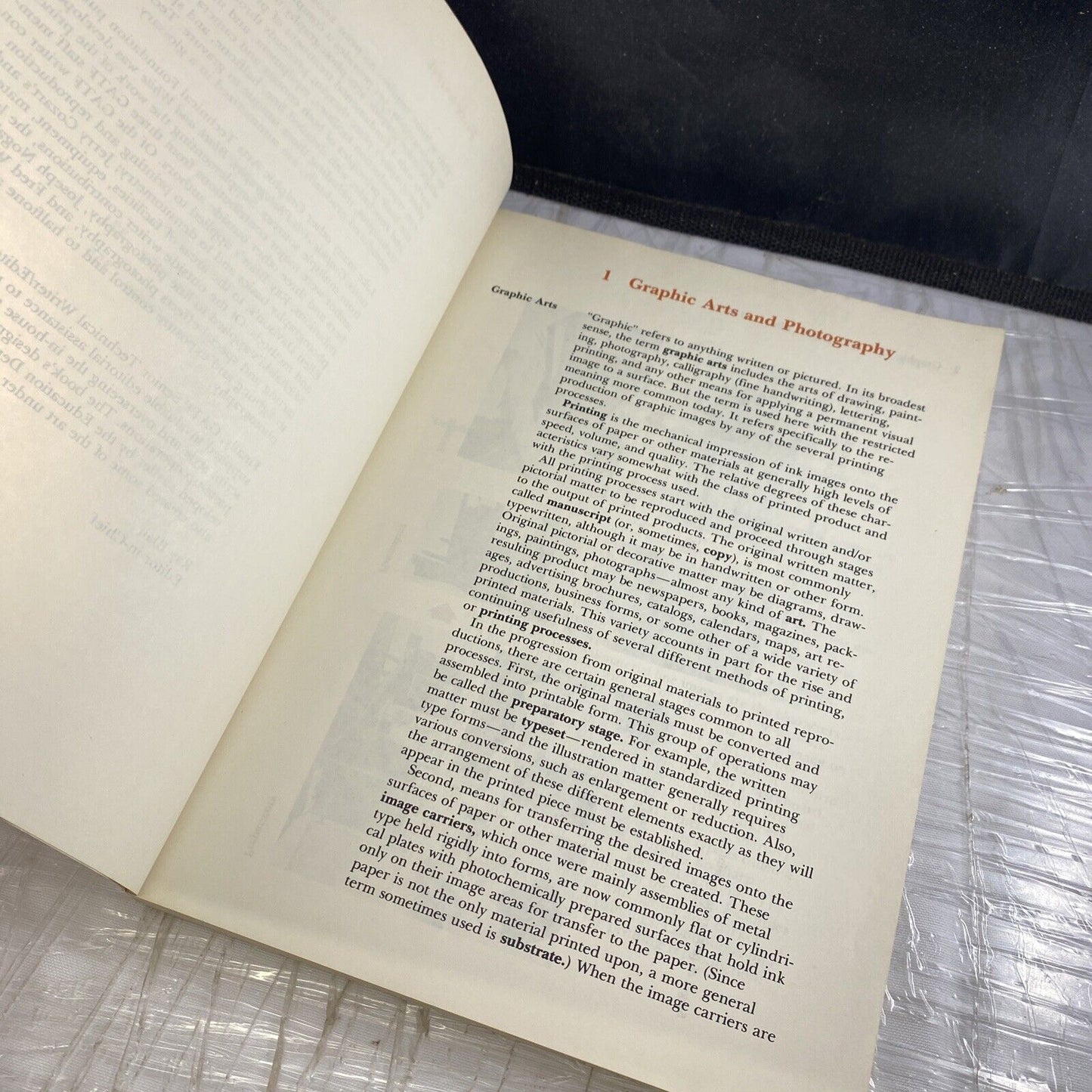 Graphic Arts Photography Black And White Vintage 80s Textbook