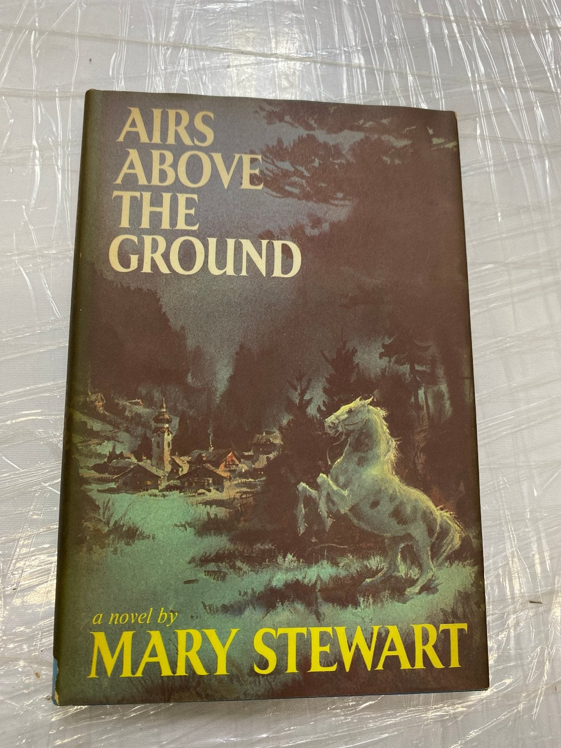 Airs Above the Ground Mary Stewart 1965 Book Club Edition Mystery