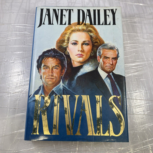Rivals Contemporary Romance Hardcover Book by Janet Dailey Suspense 1989 First