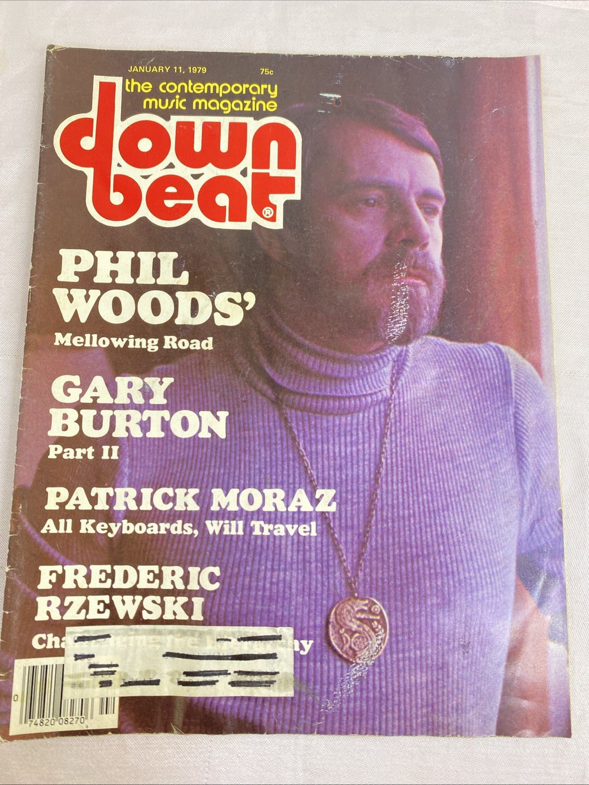 Vintage Magazine Down Beat Jan 1979 Phil Woods Gary Burton Patrick Moraz     101