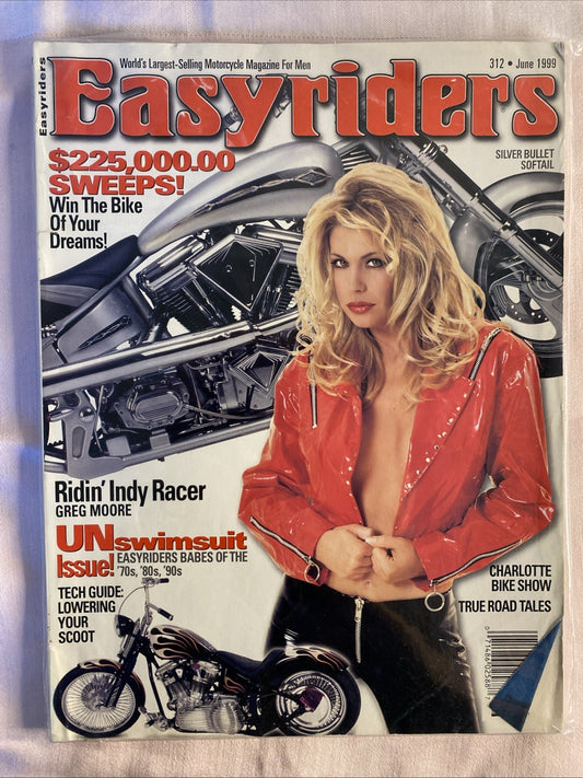 Vintage Easyriders Magazine June 1999 with Centerfold #312