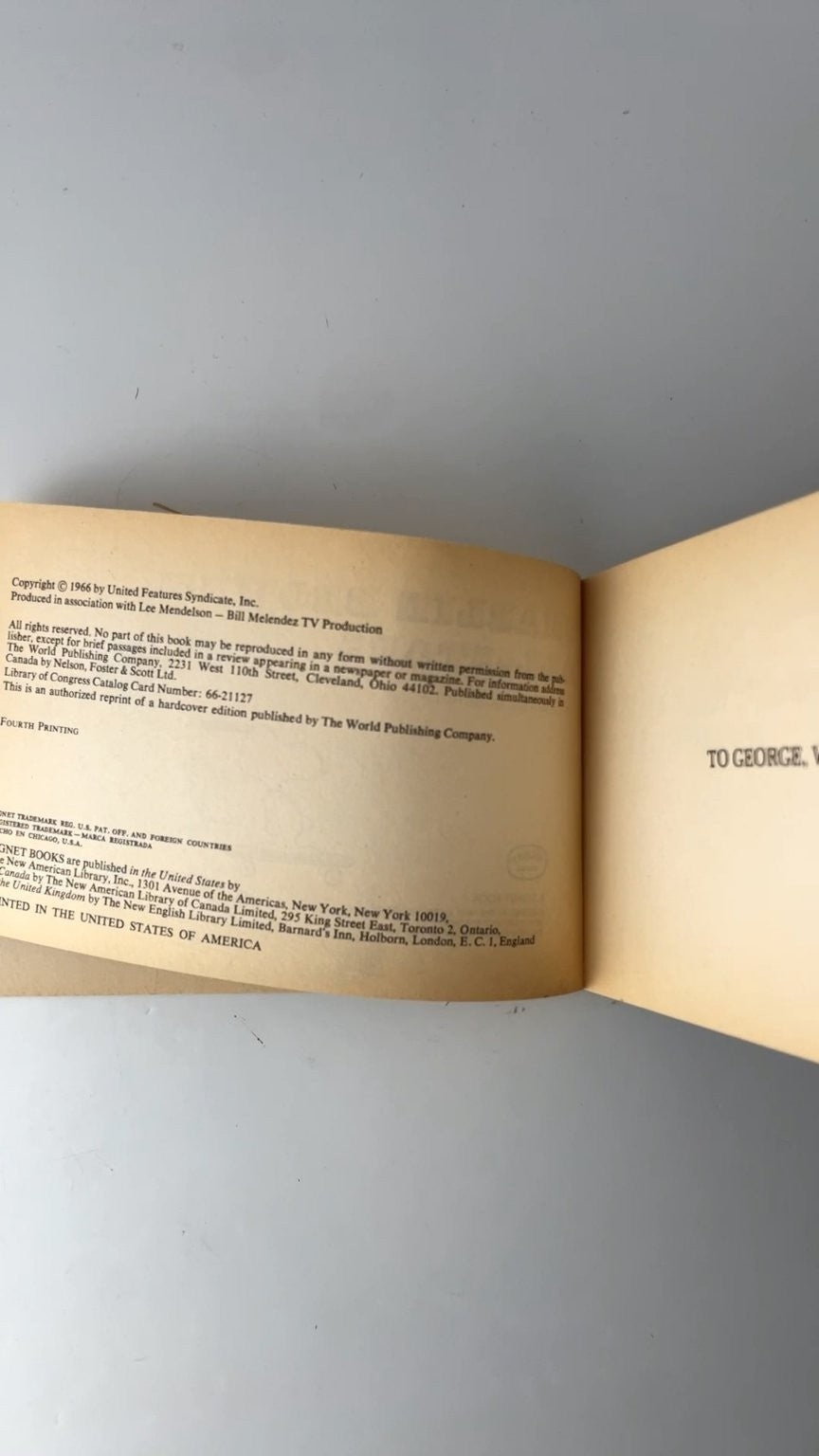 Charlie Brown's All-Stars Charles M. Schulz Fourth Printing 1966