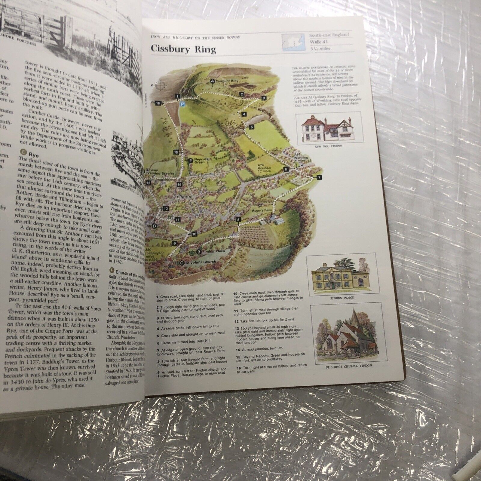 Concise Edition of No Through Road Book of Country Walks 1979 Binder