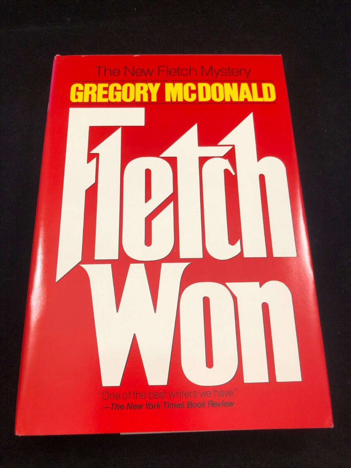 Fletch Won by Gregory McDonald Vintage 1986 Warner Books hardcover Book Club ed.