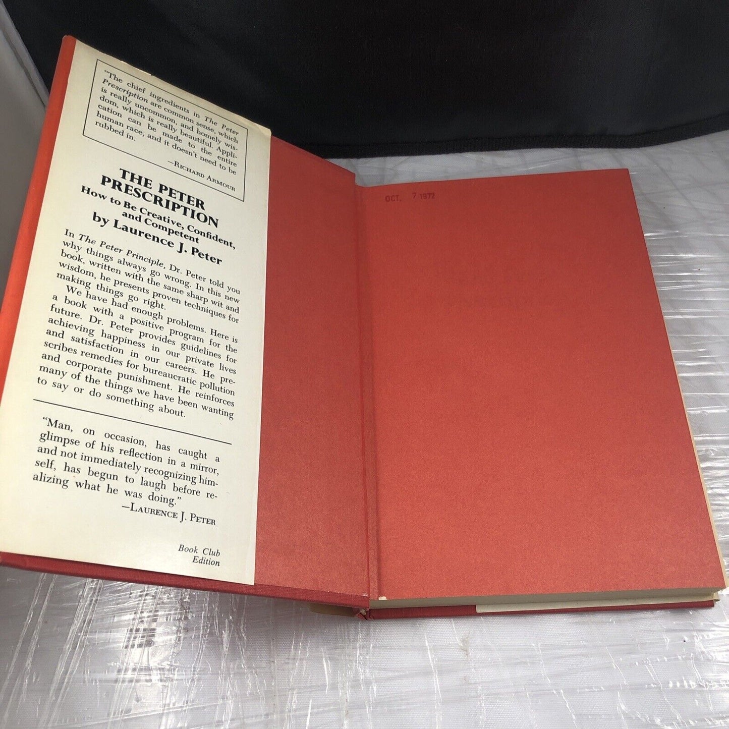 The Peter prescription;: How to be creative, confident. Vintage Self Help Book