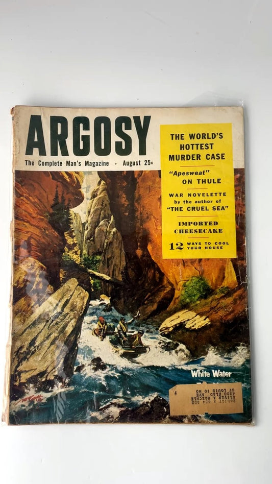 Argosy August 1954 Complete Man's Magazine Illustrated Murder Case