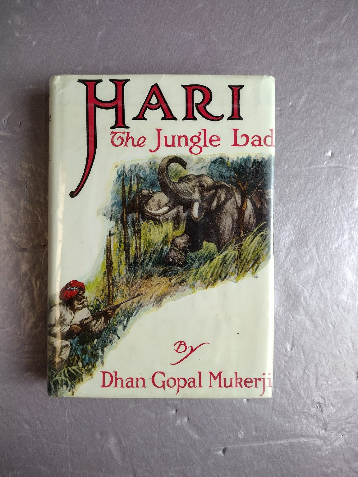 Hari The Jungle Lad Dhan Gopal Mukerji 1924 Children's Adventure Illustrated