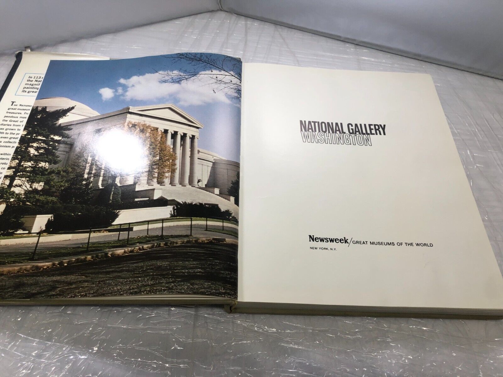 Newsweek National Gallery Washington D.C. Great ART Museums of the World 1968 HC