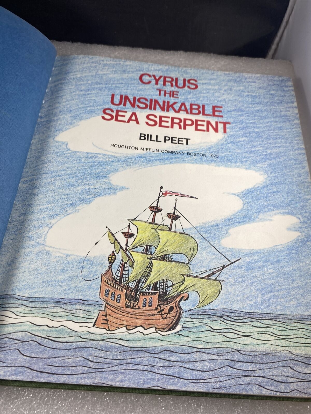 Cyrus the Unsinkable Sea Serpent - Peet, Bill - Hardcover Vintage 70s Kids Book