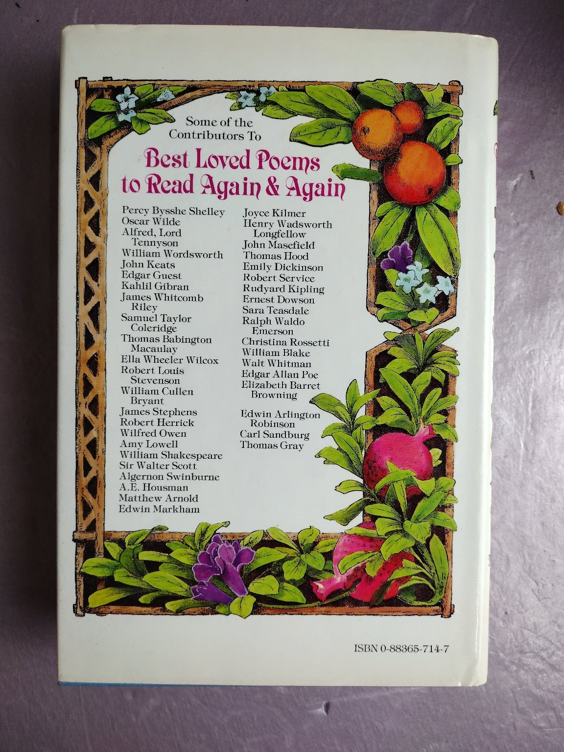 Best Loved Poems Again & Again Mary Sanford Laurence Galahad Books Poetry