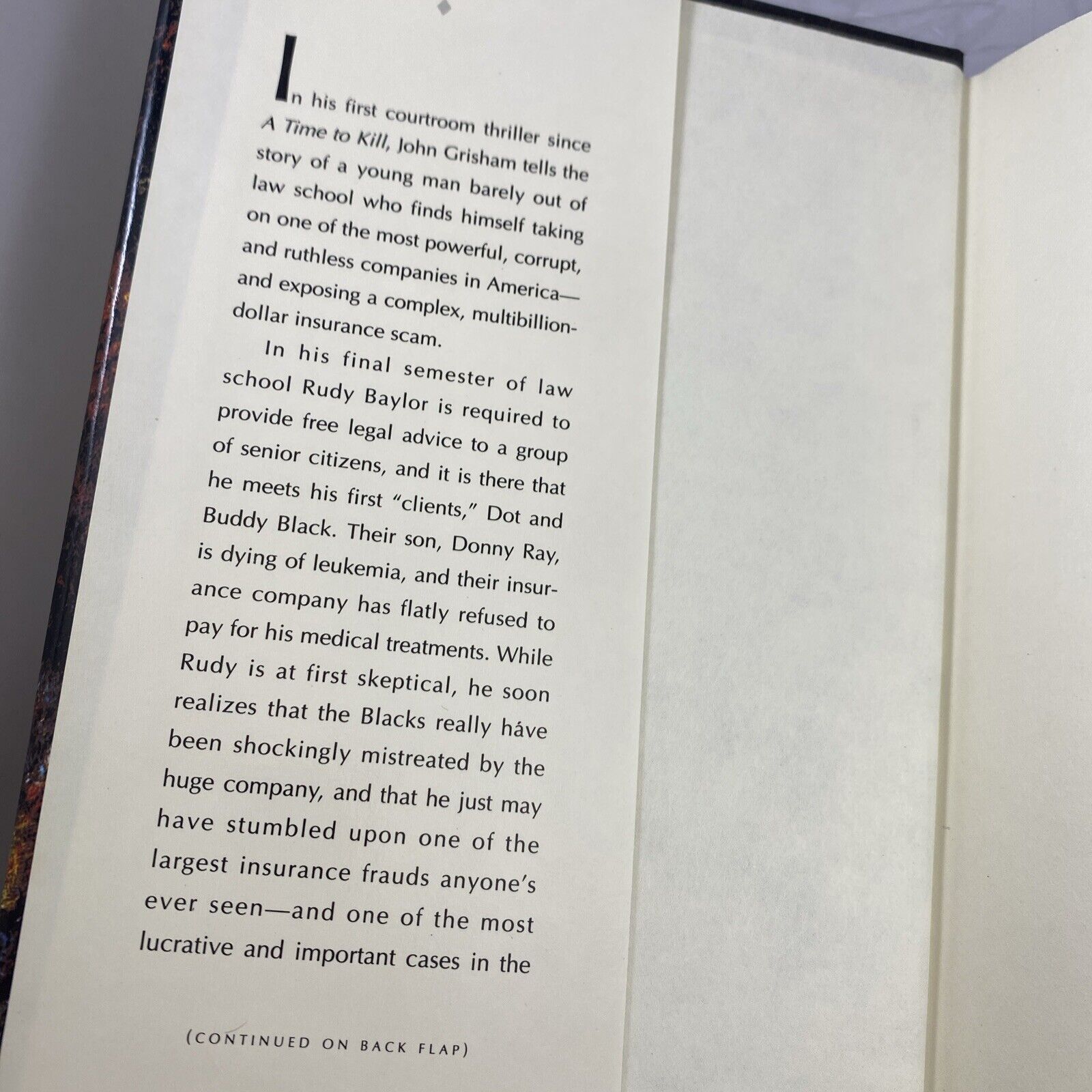 The Rainmaker : A Novel by John Grisham (1995, Hardcover) Doubleday Book Club Ed