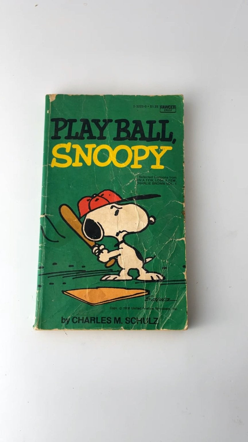 Play Ball Snoopy Charles M. Schulz 1st Edition 1973 Illustrated