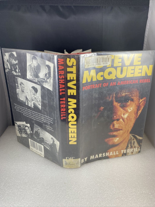 STEVE McQUEEN PORTRAIT AMERICAN REBEL -MARSHALL TERRIL 1st printing Ed Ex Libris