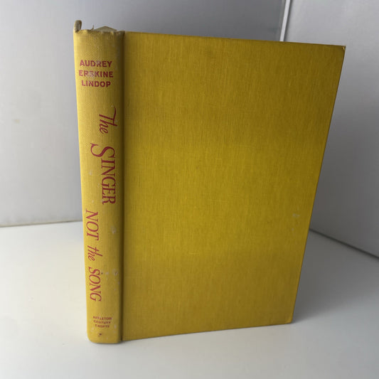 The Singer Not the Song 1953 Audrey Erskine Lindop Book Club Edition