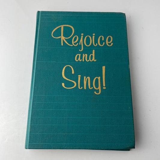 Vintage christian book Rejoice and Sing! Hymnal R.W. Stringfield 1958 Lillen