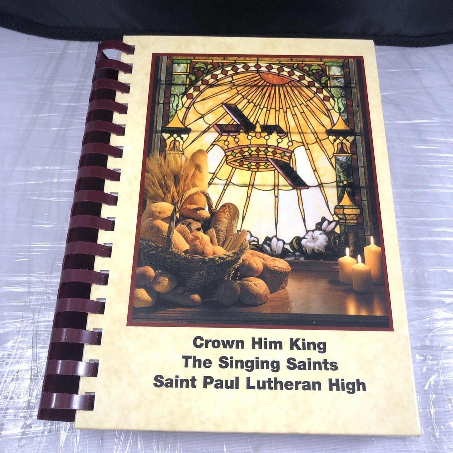 Vintage Church Cookbook Crown Him King Singing Saints Saint Paul Lutheran High