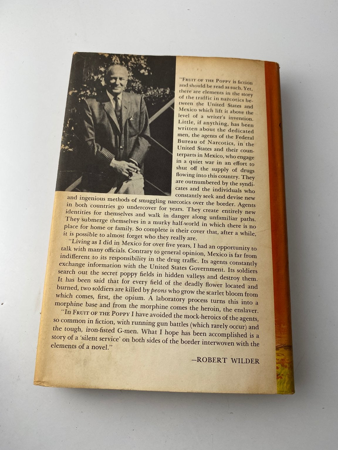 Fruit of the Poppy Robert Wilder 1965 Book Club Edition Narcotics Novel Putnam