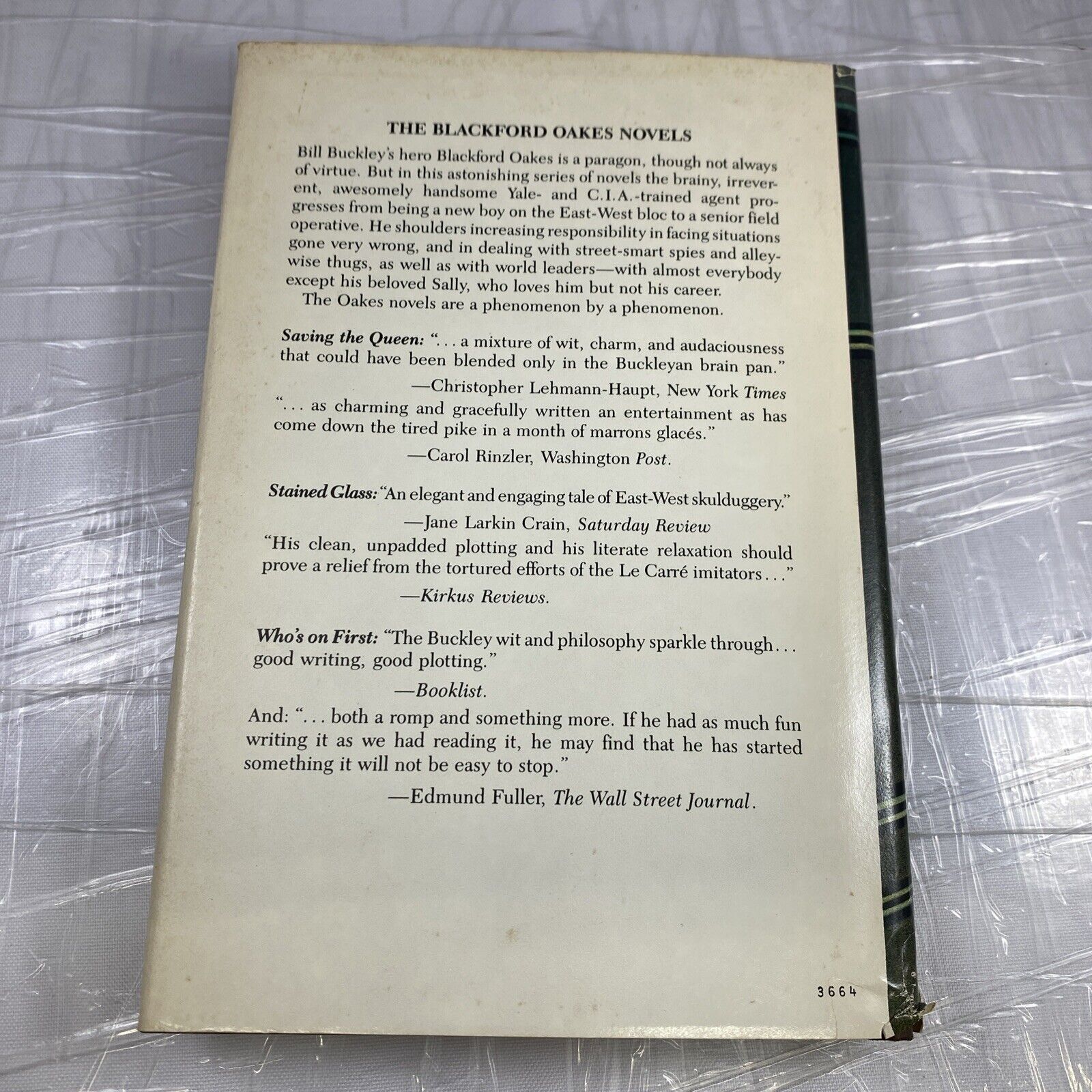 Story of Henri Tod by Buckley, William F. Hardback Book Club Edition Vintage