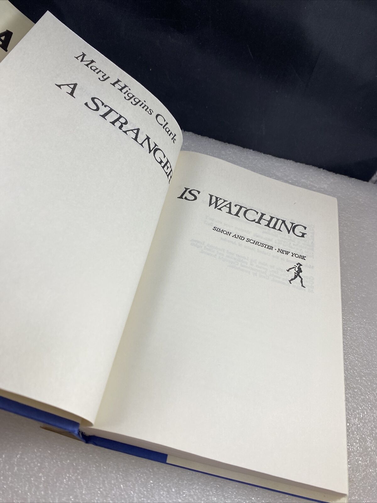 A Stranger Is Watching By Mary Higgins Clark Hardcover Vintage 70s Mystery BCE