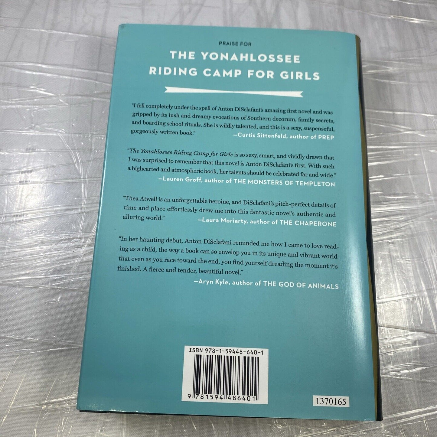 The Yonahlossee Riding Camp for Girls by Anton DiSclafani Sexy Suspense Novel