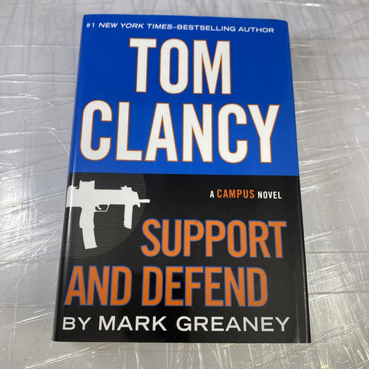 Tom Clancy: Support and Defend by Greaney, Mark Book Club Ed. Military Fiction