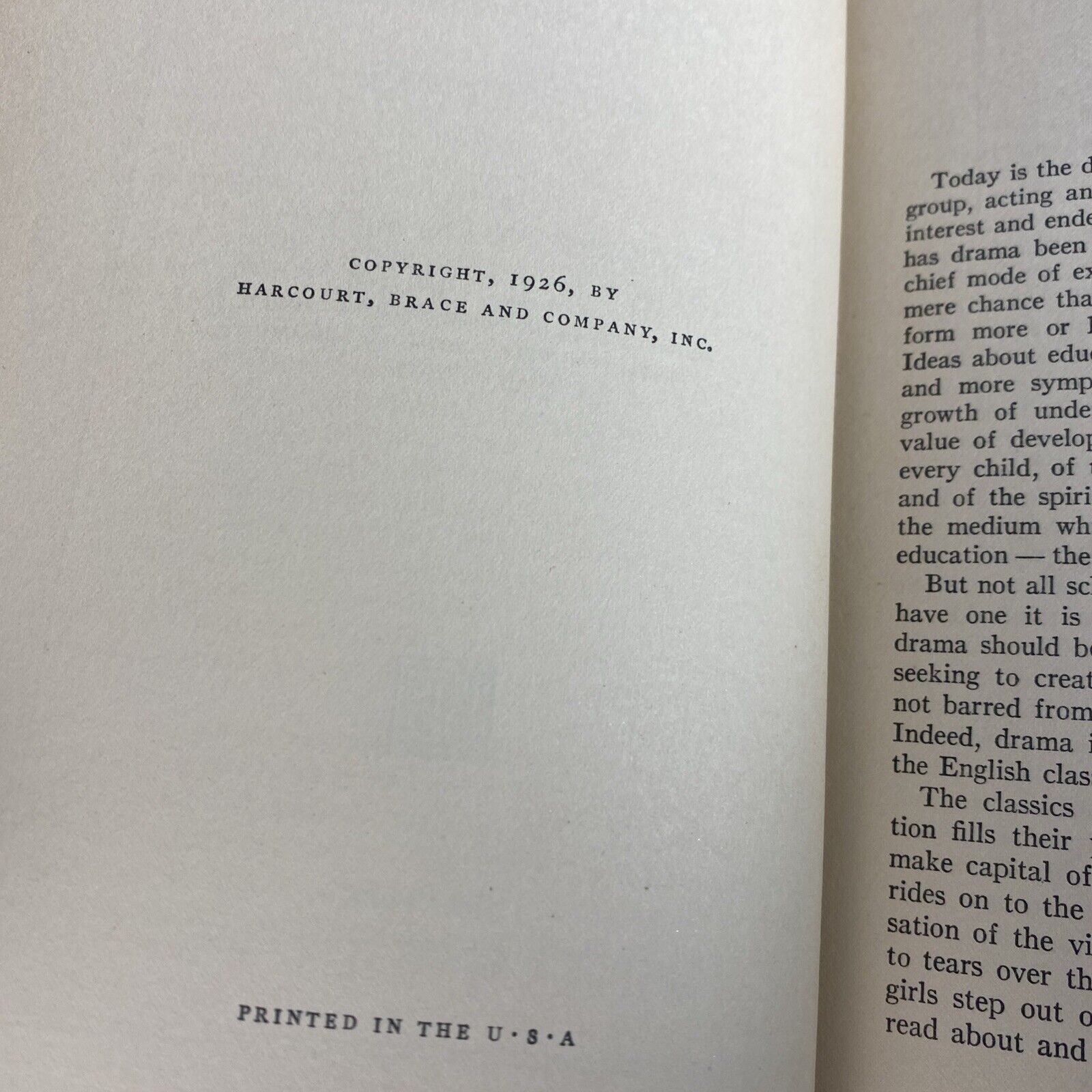 Literature Dramatized (Mildred Allen Butler, 1926 Hardcover) No Dust Jacket