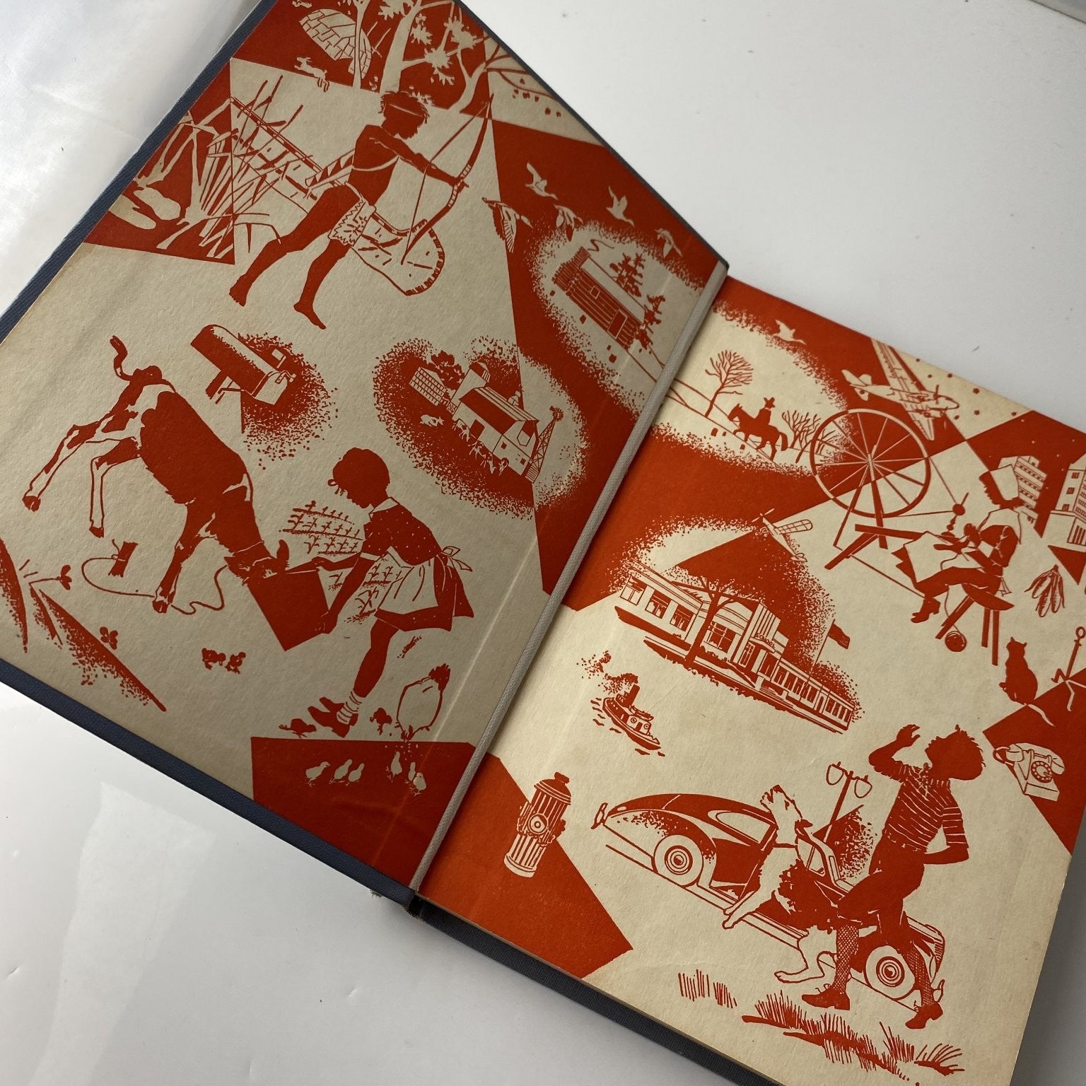 Now and Then Stories Ames Ousley 1945 Illustrated Children's Classic Webster