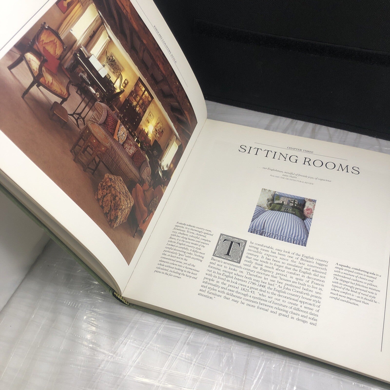 English Country Style By Mary Gilliat, 1986 1st American Edition Vintage HB Book
