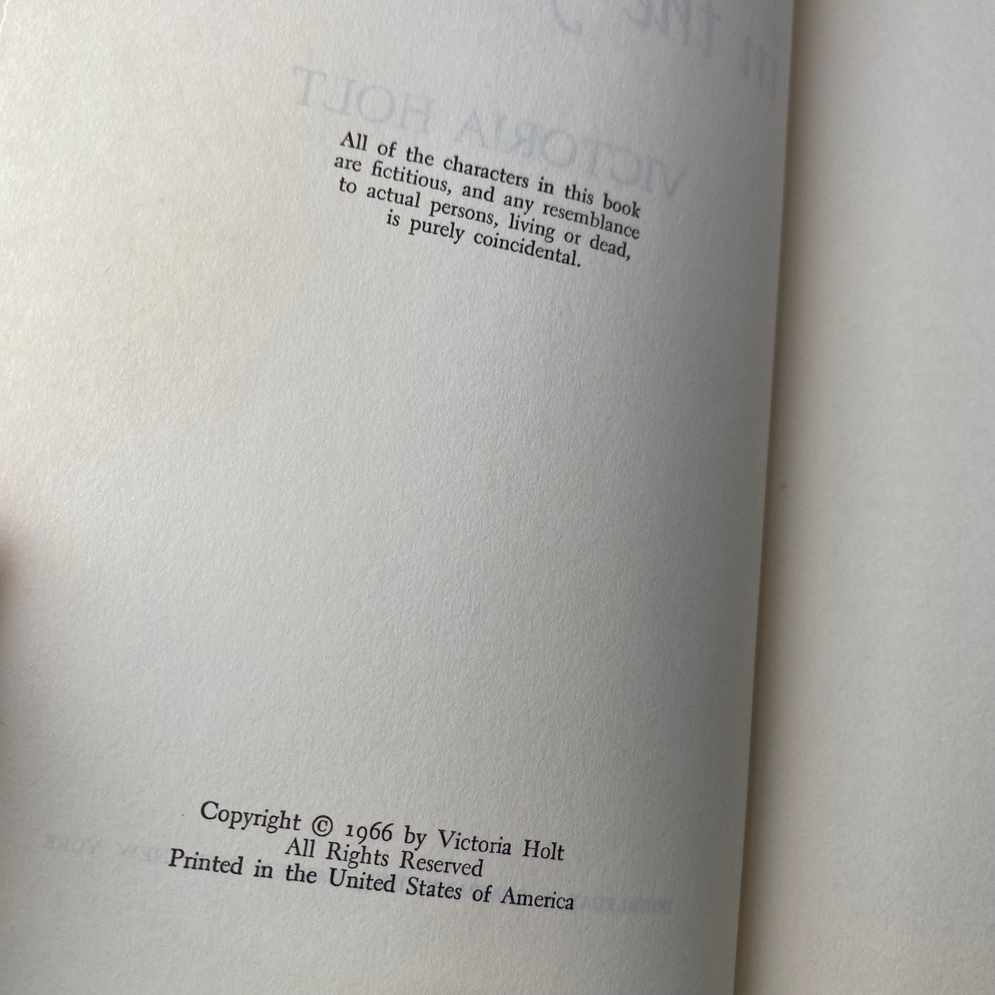 Vintage Romance Menfreya in the Morning Victoria Holt 1966 first ed
