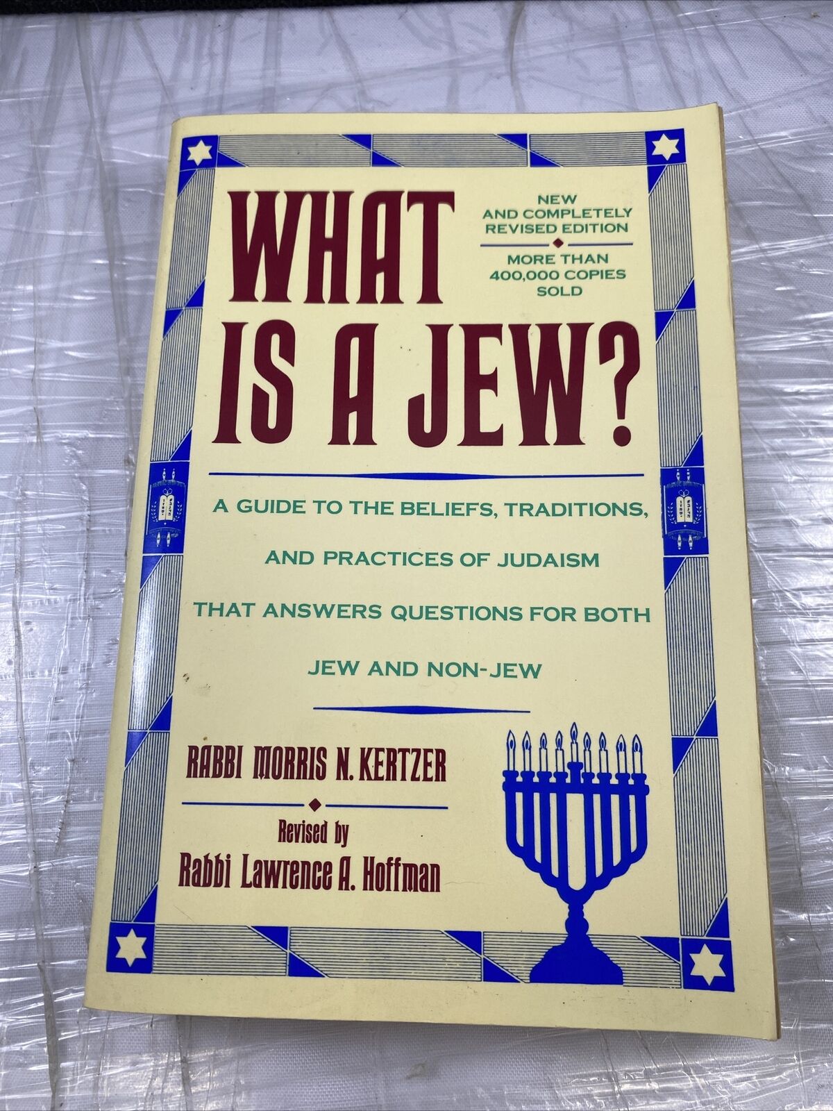 What is a Jew? by Rabbi Morris N Kertzer - Revised Paperback Vintage Judaism