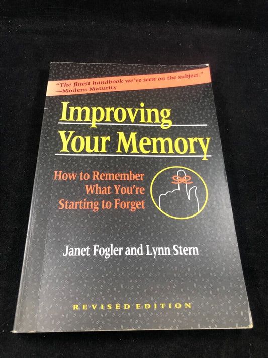 Self help Improving Your Memory: How to Remember vintage self help book