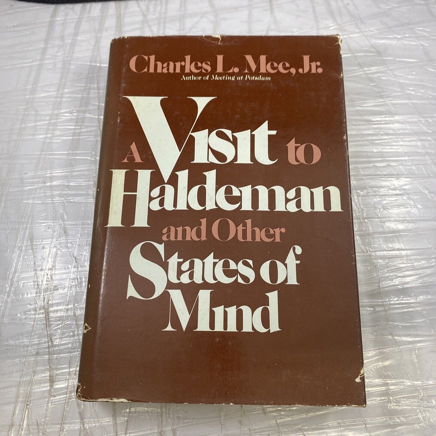 A Visit to Haldeman and Other States of Mind Charles L. Mee First Print Unmarked